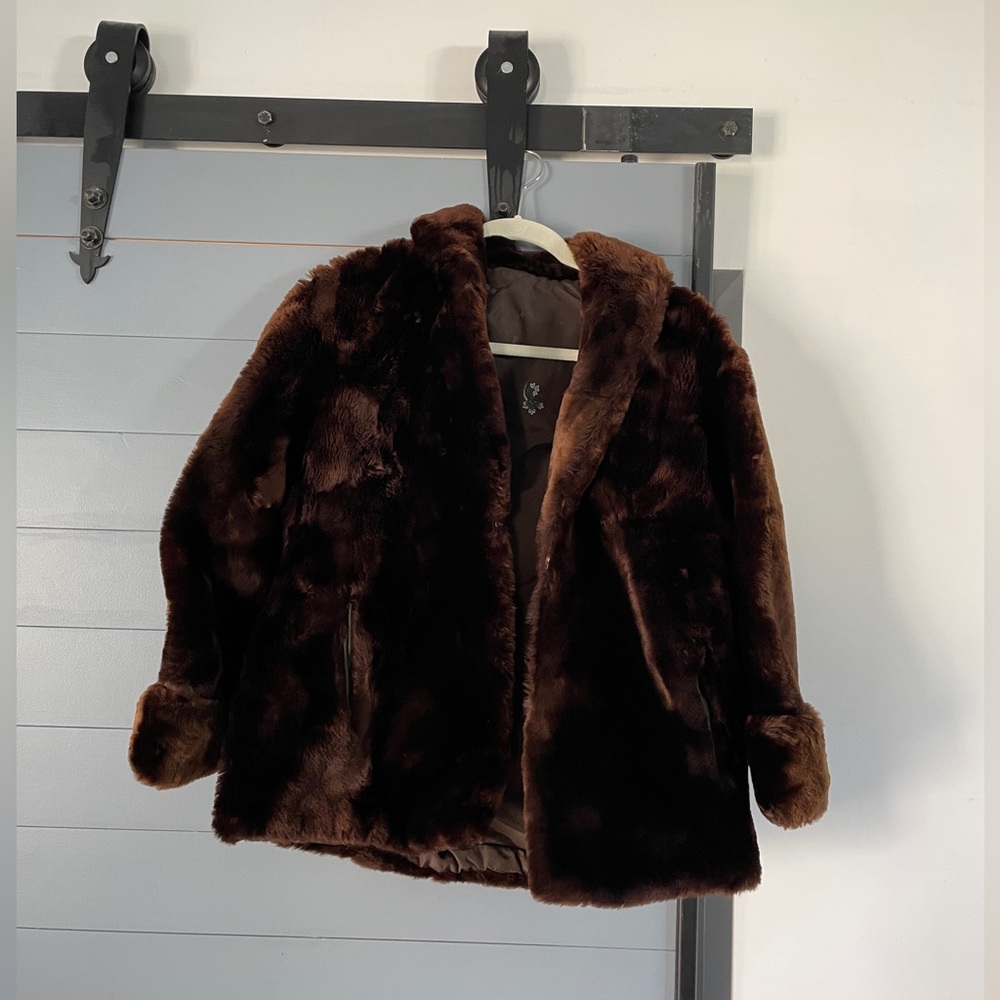 Vintage faux fur coat